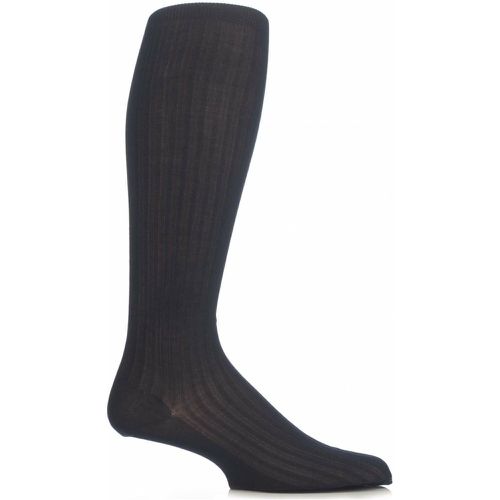 Pair Navy Merino Wool Rib Knee High Socks Men's 7.5-9.5 Mens - Pantherella - Modalova