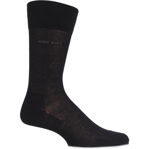 Pair BOSS George 100% Mercerised Cotton Plain Socks Men's 8.5-9.5 Mens - Hugo Boss - Modalova