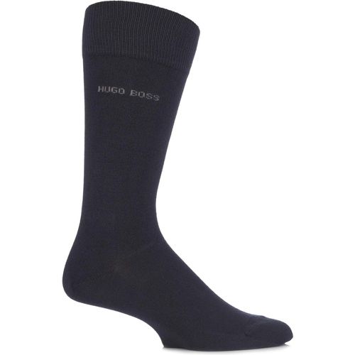 Pair Charcoal BOSS Edward Plain 85% Soft Bamboo Socks Men's 5.5-8 Mens - Hugo Boss - Modalova