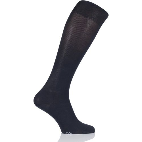 Pair Navy Ultra Energising Cotton Compression Socks Men's 7-8 Mens (Calf Width 41-46cm) - Falke - Modalova
