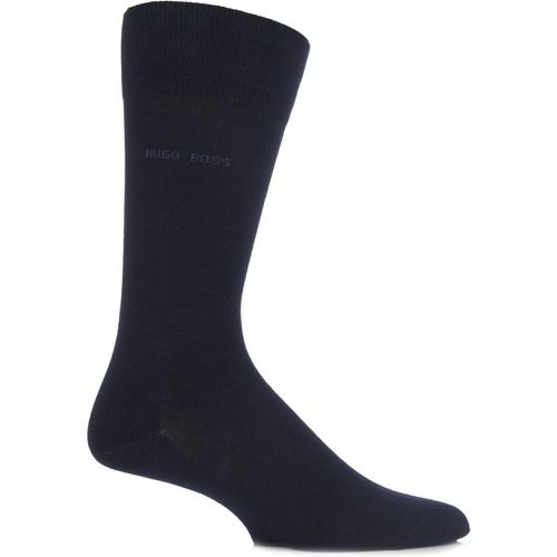 Pair Dark BOSS Marc Plain 98% Combed Cotton Socks Men's 8.5-11 Mens - Hugo Boss - Modalova
