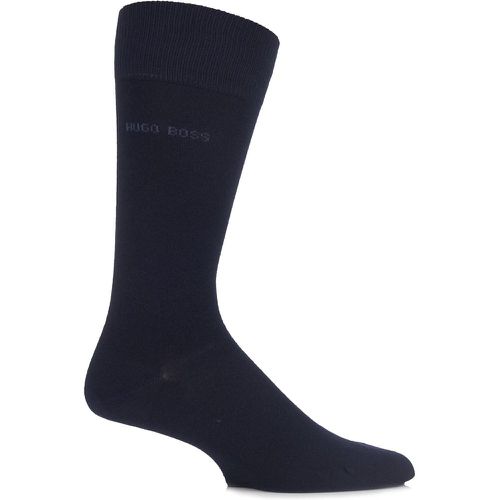 Pair Dark BOSS Edward Plain 85% Soft Bamboo Socks Men's 5.5-8 Mens - Hugo Boss - Modalova