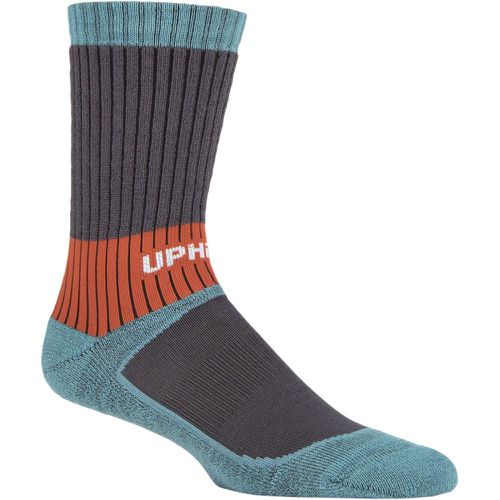 UpHillSport 1 Pair Vaaru 4 Layer Merino Wool Trekking Socks Charcoal 5.5-8 Unisex - Uphill Sport - Modalova
