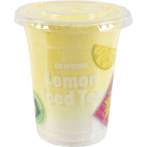 Pair Iced Tea Cotton Socks Lemon Iced Tea One Size - EAT MY SOCKS - Modalova