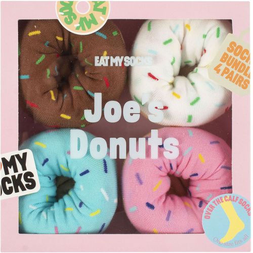 Pair Joe's Donuts Cotton Socks Assorted One Size - EAT MY SOCKS - Modalova