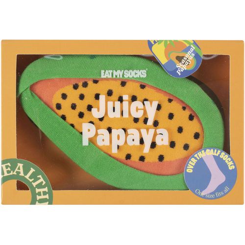 Pair Juicy Papaya Cotton Socks Papaya One Size - EAT MY SOCKS - Modalova
