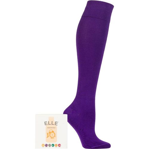 Ladies 1 Pair Milk Socks with Massage Sole S - Elle - Modalova