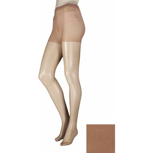 Pair Hazelnut Pretty Legs for 10 Denier Classic Nylon Tights Ladies Small/Medium - SockShop - Modalova