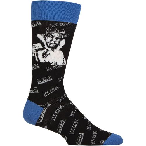 Music Collection 1 Pair Ice Cube Cotton Socks Photo One Size - SockShop - Modalova
