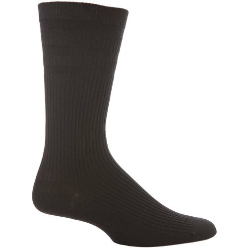 Pair Extra Wide Cotton Softop Socks Men's 11-13 Mens - HJ Hall - Modalova