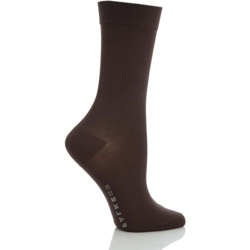 Pair Dark Cotton Touch Anklet Socks Ladies 5.5-8 Ladies - Falke - Modalova