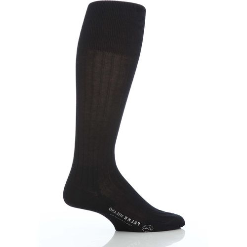 Pair Dark Navy Milano 97% Cotton Knee High Socks Men's 7-8 Mens - Falke - Modalova
