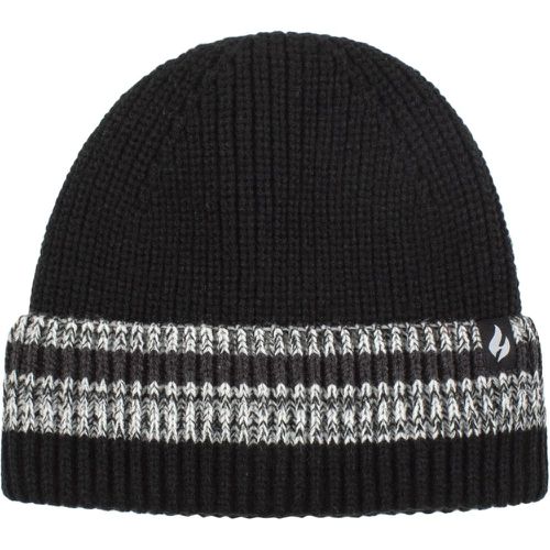 Mens 1 Pack SOCKSHOP Arran Turnover Stripe Hat One Size - Heat Holders - Modalova