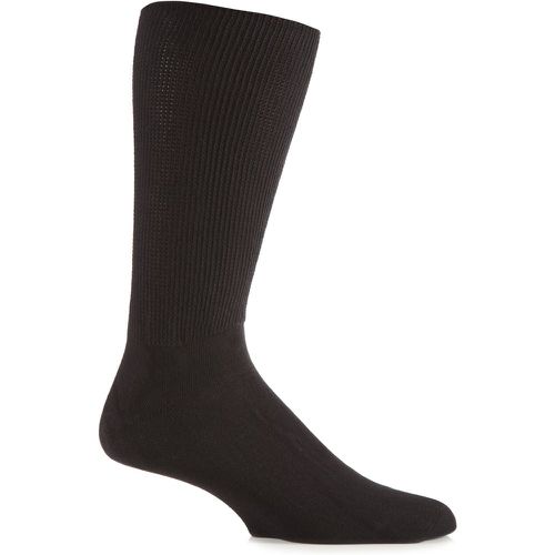 Pair Footnurse Oedema Extra Wide Cotton Socks Men's 6-8.5 Mens - Iomi - Modalova