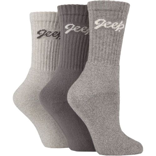 Women's 3 Pair Cushioned Foot Cotton Boot Socks Slate / 4-8 Ladies - Jeep - Modalova