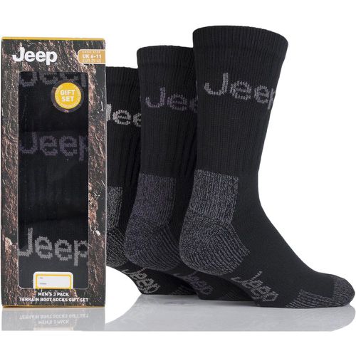 Mens 3 Pair Luxury Terrain Socks Gift Box 6-11 Mens - Jeep - Modalova