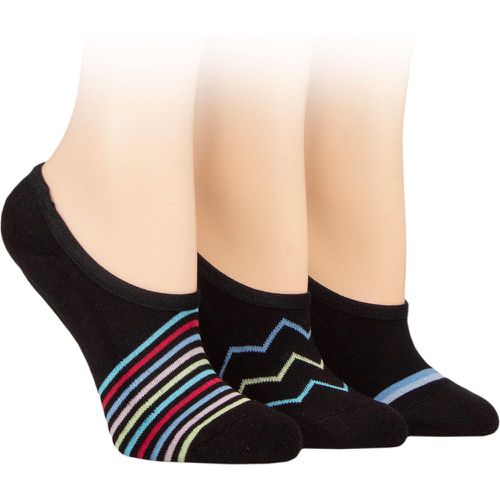 Women's 3 Pair SOCKSHOP Wildfeet Half Cushioned Bamboo PED Socks 4-8 Ladies - Wild Feet - Modalova