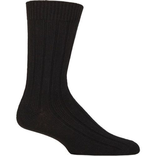 Mens Pringle 1 Pair Cashmere and Merino Wool Blend Luxury Socks Rib 7-11 - SockShop - Modalova