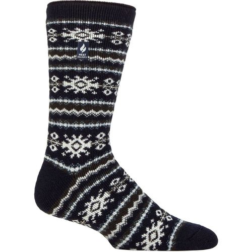 Mens 1 Pair Heat Holders Nordic Soul Warming Thermal Socks Nordic Navy 6-11 - SockShop - Modalova