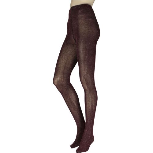 Women's 1 Pair Lightning Wool and Viscose Tights Bordo S - Trasparenze - Modalova