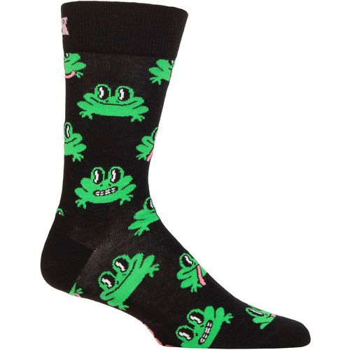 Happy Socks 1 Pair All Over Frogs Cotton Socks Frogs 4-7 Unisex - SockShop - Modalova