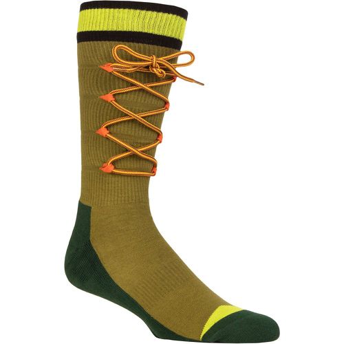 Happy Socks 1 Pair Lace Up Combed Cotton Hiking Socks 7.5-11.5 Unisex - SockShop - Modalova