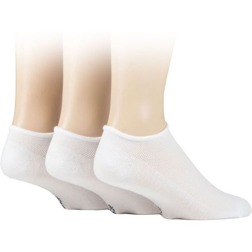 Mens 3 Pair Bamboo Mesh Loafer Liner Socks 7-11 Mens - SockShop - Modalova
