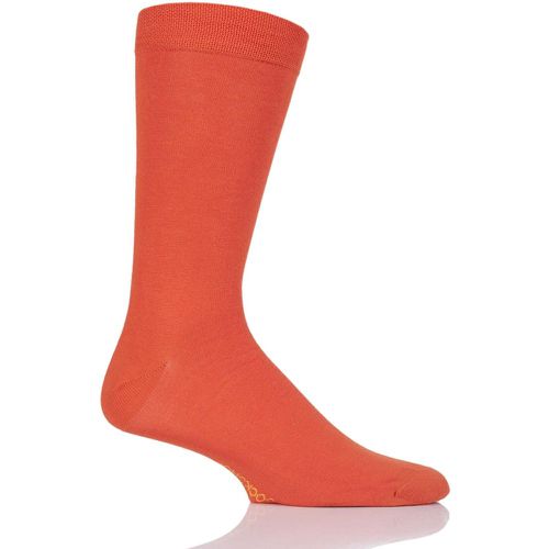 Pair Tangerine Dream Colour Burst Bamboo Socks with Smooth Toe Seams Men's 12-14 Mens - SockShop - Modalova