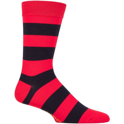 Pair Striped Colour Burst Bamboo Socks with Smooth Toe Seams Right Hand 4-8 - SockShop - Modalova