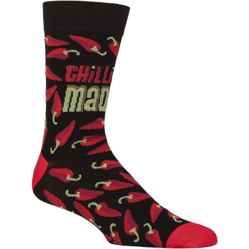 Mens and Women's SOCKSHOP 1 Pair Bamboo Fun & Novelty Socks Chilli Mad 7-11 Mens - Lazy Panda - Modalova