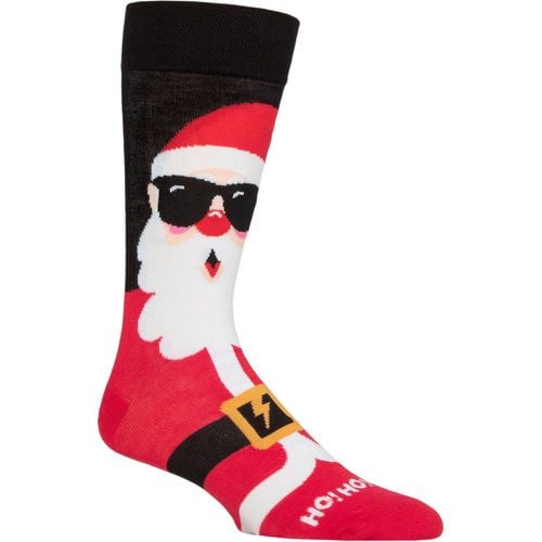 Mens and Women's SOCKSHOP 1 Pair Bamboo Fun & Novelty Socks Ho Ho Yo Santa 7-11 Mens - Lazy Panda - Modalova