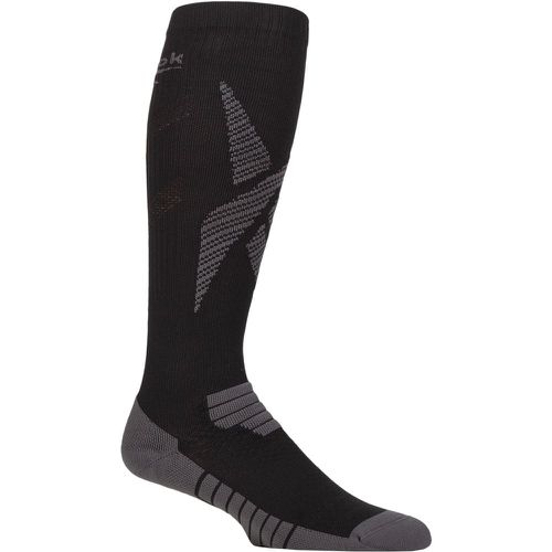 Mens and Ladies 1 Pair Technical Recycled Long Technical Compression Running Socks 4.5-6 UK - Reebok - Modalova