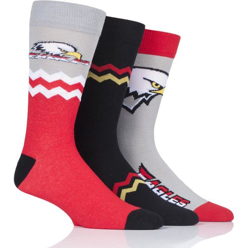 Pair Eagles Novelty Cotton Socks Men's 7-11 Mens - Wild Feet - Modalova