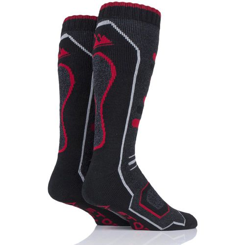 Pair Black / Charcoal / Red Long Leg Snow Socks Men's 6-11 Mens - Storm Bloc - Modalova