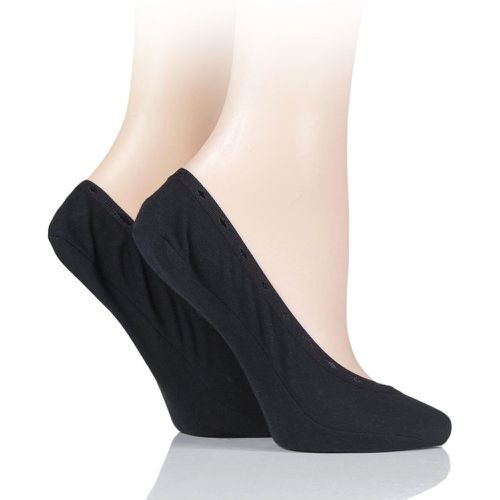 Pair Cotton Shoe Liner Socks with Padding Ladies 4-8 Ladies - Elle - Modalova