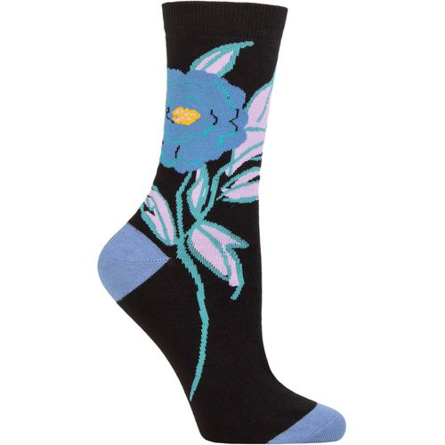 Women's 1 Pair Rossa Floral Organic Cotton Socks 4-7 - Thought - Modalova