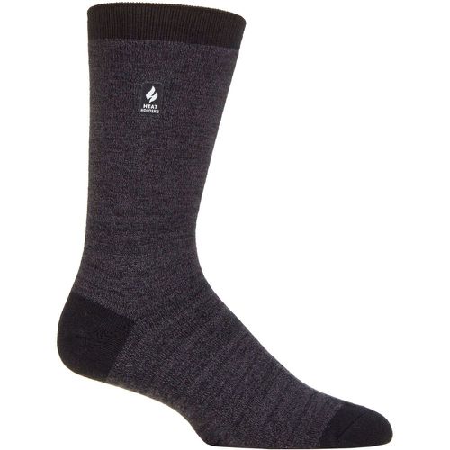 Mens 1 Pair SOCKSHOP 1.0 TOG Ultralite Striped, Argyle and Patterned Socks Budapest Heel & Toe Charcoal 6-11 Mens - Heat Holders - Modalova