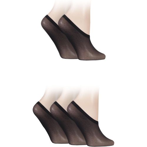 Pair 15 Denier Shoe Liners Ladies One Size - SockShop - Modalova