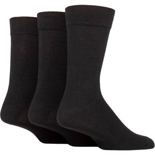 Mens 3 Pair SOCKSHOP 100% Recycled Plain Cotton Socks 7-11 Mens - TORE - Modalova
