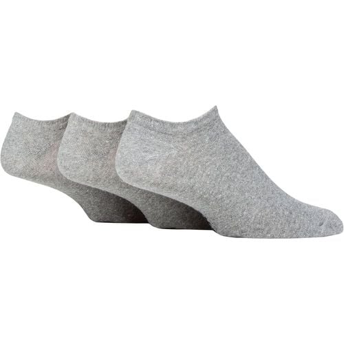 Mens 3 Pair SOCKSHOP 100% Recycled Plain Cotton Trainer Socks 7-11 Mens - TORE - Modalova