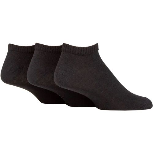 Mens 3 Pair SOCKSHOP 100% Recycled Plain Cotton Sports Trainer Socks 7-11 Mens - TORE - Modalova