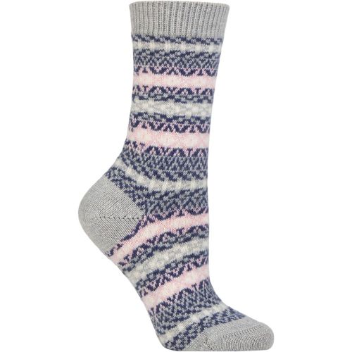 Women's 1 Pair Skye 85% Cashmere Traditional Fair Isle Socks Light 4-7 Ladies - Pantherella - Modalova