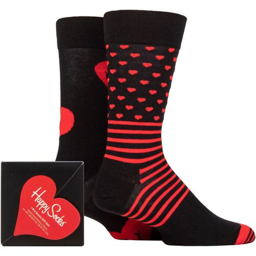 Mens and Ladies 2 Pair I Heart you Gift Boxed Socks 7.5-11.5 Unisex - Happy Socks - Modalova