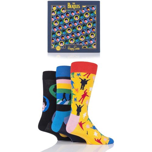 Pair The Beatles 2019 Gift Boxed Cotton Socks Unisex 4-7 Unisex - Happy Socks - Modalova