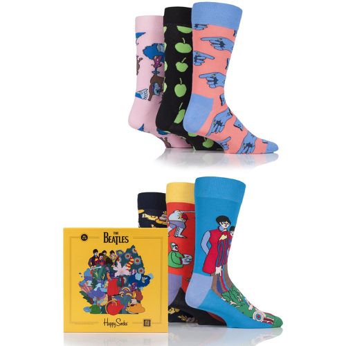 Pair and The Beatles LP Collector's Box Cotton Socks Gift Box Unisex 4-7 Unisex - Happy Socks - Modalova