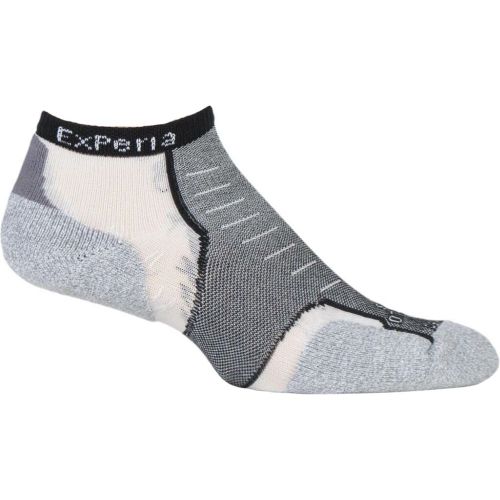 Pair Black Experia By Cushioned Running Micro Mini Crew Socks Unisex 8-9.5 Unisex - Thorlos - Modalova