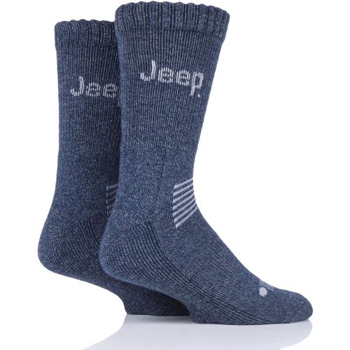 Pair Navy / Grey Wool Mix Socks Men's 6-11 Mens - Jeep - Modalova