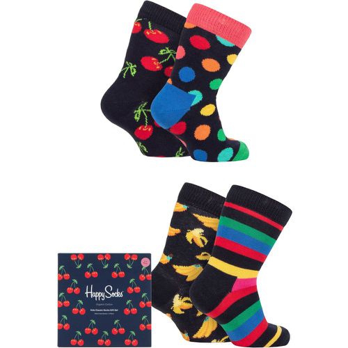 Boys and Girls 4 Pair Gift Boxed Classic Socks Mix 12-24 Months - Happy Socks - Modalova