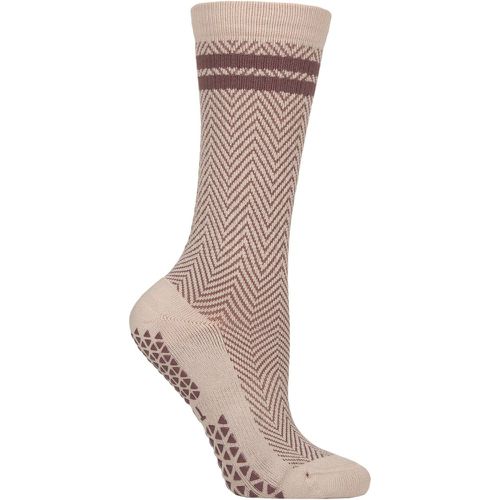 Women's 1 Pair Tavi Noir Kai Grip Socks Soft Blush Small - SockShop - Modalova