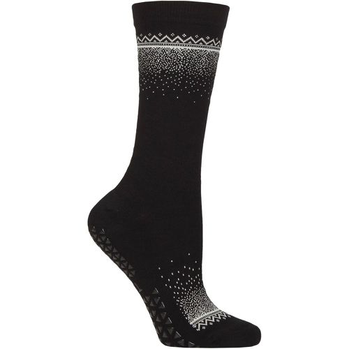 Ladies 1 Pair Jess Grip Socks Shine 6-8.5 Ladies - Tavi Noir - Modalova